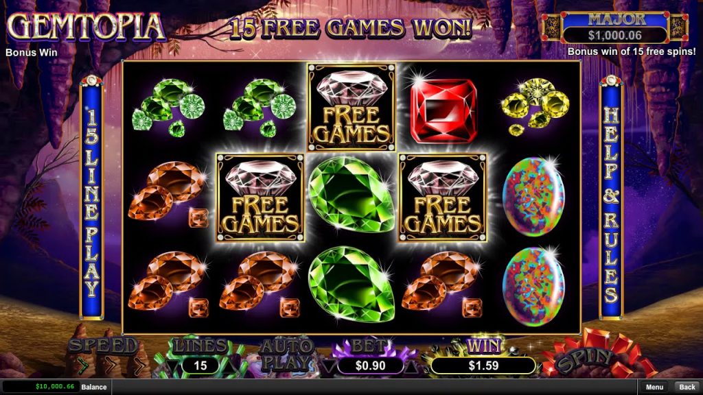Dazzling Gems and Riches Await: Gemtopia Slot at El Royale Casino